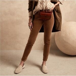 Banana Republic Mid-Rise Skinny Corduroy Pants Size 26S Work Fall Office